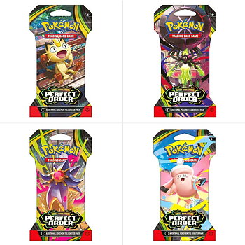 Pokemon Mega Evolution Perfect Order Sleeved Booster Pack FÖRBOKNING