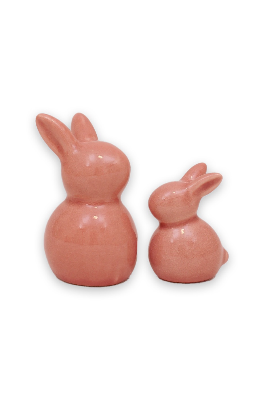 Rabbit - Bunny - Hare - Brique - Easter decoration - 2-pack