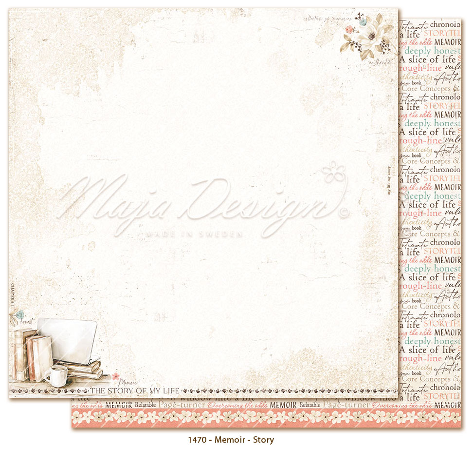 MAJA DESIGN -Memoir - 6x6" Paper pack - 3