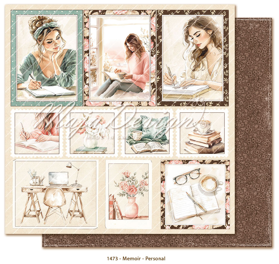MAJA DESIGN -Memoir - 6x6" Paper pack - 16