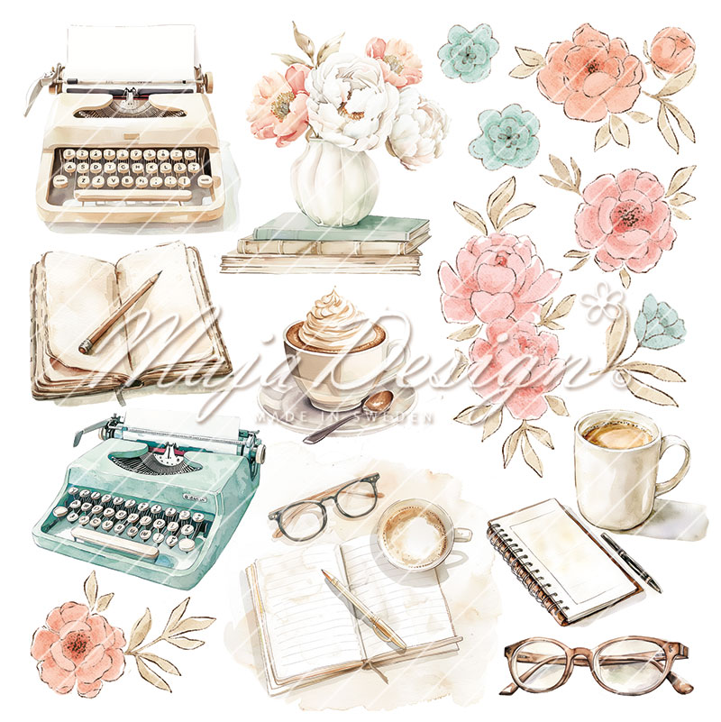 MAJA DESIGN -Memoir - 6x6" Paper pack - 2