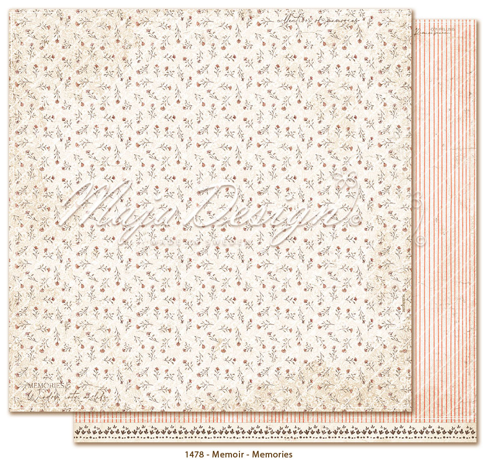 MAJA DESIGN -Memoir - 6x6" Paper pack - 11