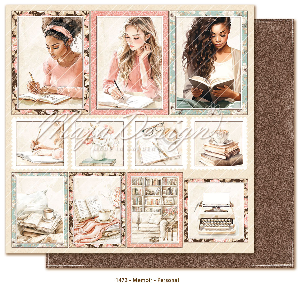 MAJA DESIGN -Memoir - 6x6" Paper pack - 17