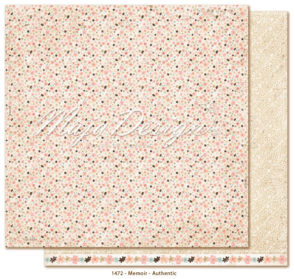 MAJA DESIGN -Memoir - 6x6" Paper pack - 5