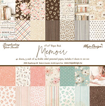MAJA DESIGN -Memoir - 6x6" Paper pack