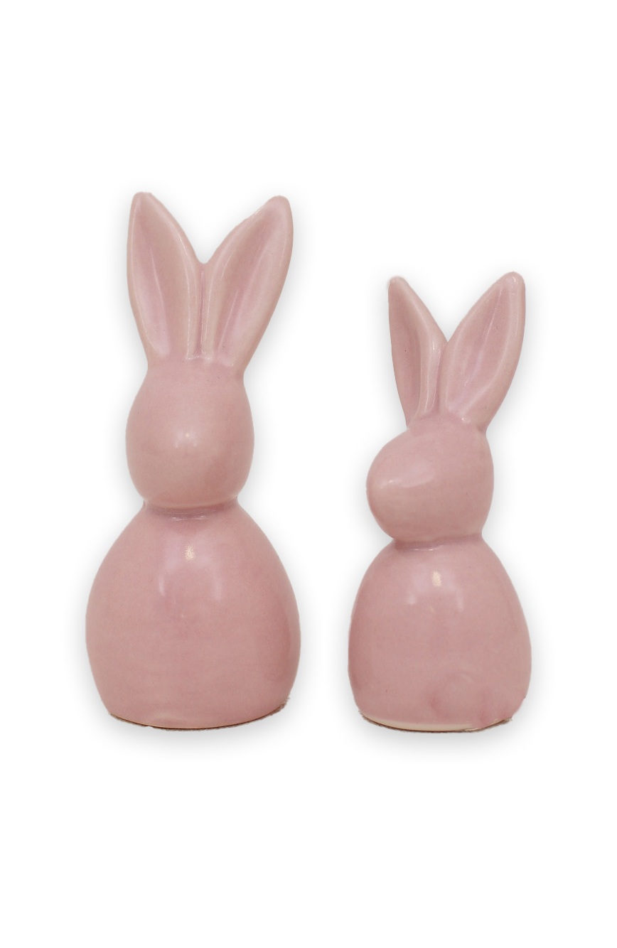 Rabbit - Bunny - Hare - Lilac - Easter decoration - 2-pack