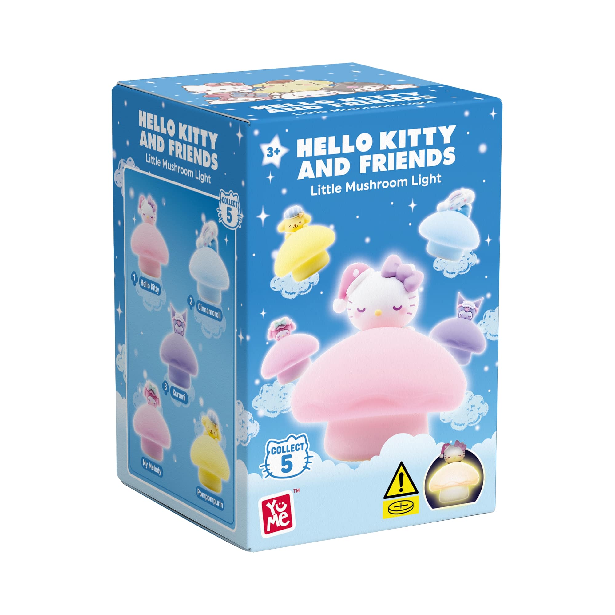 Hello Kitty and Friends Night Light - Little Mushroom Light Series - Blind Box - 18