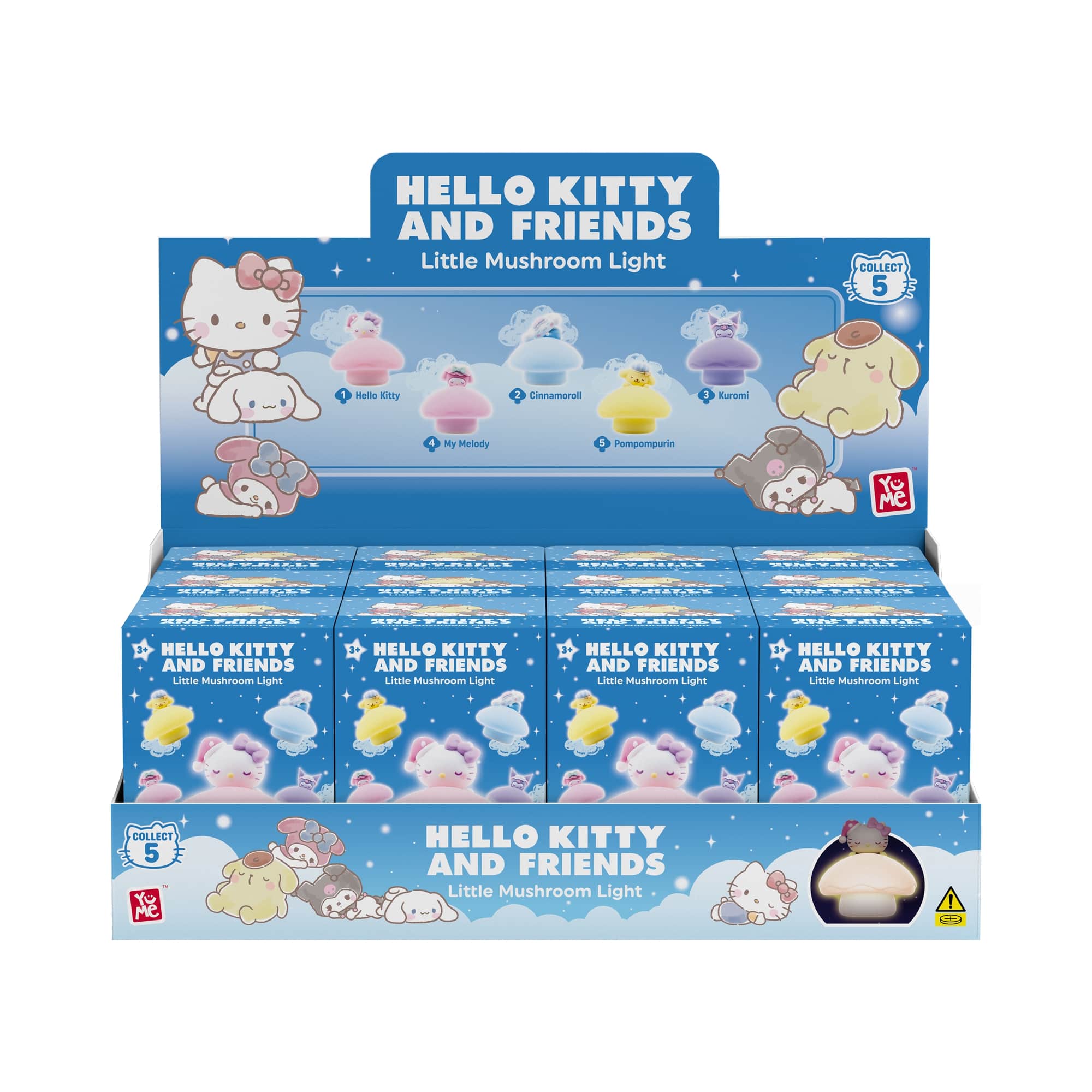 Hello Kitty and Friends Night Light - Little Mushroom Light Series - Blind Box - 20