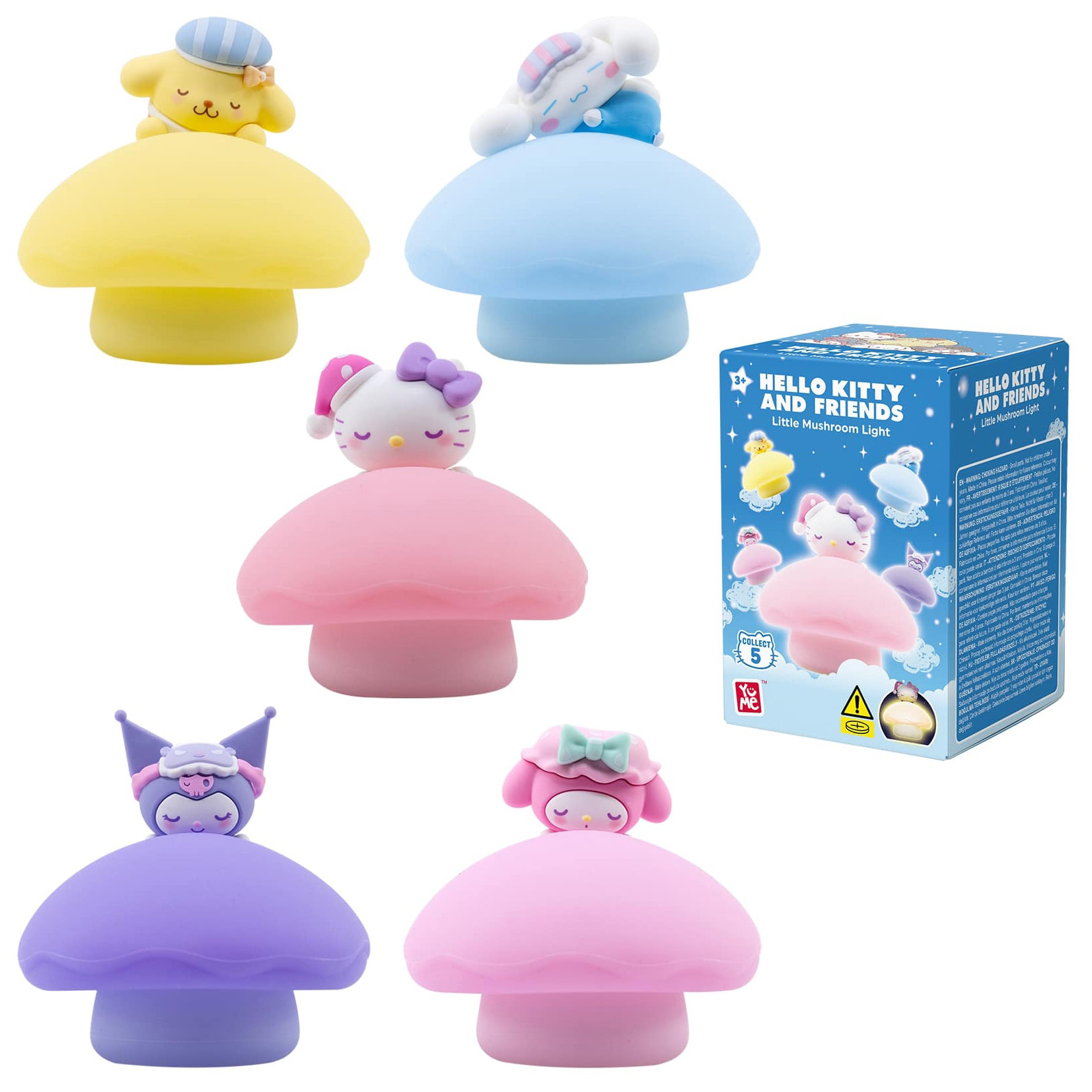Hello Kitty and Friends Night Light - Little Mushroom Light Series - Blind Box