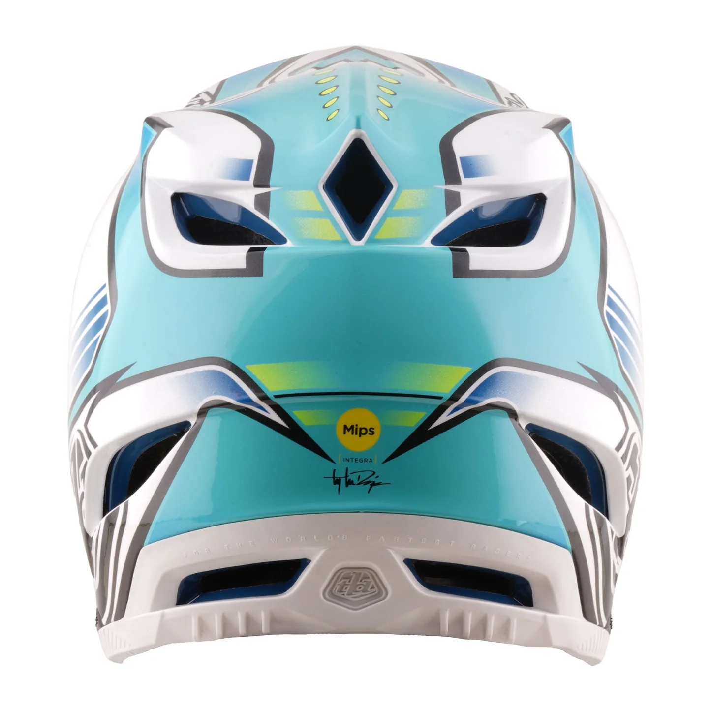 Troy Lee Designs D4 Composite Helmet Crest Real Teal - 3
