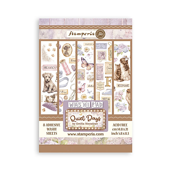 Quiet Days A5 Washi Pad (8pcs)