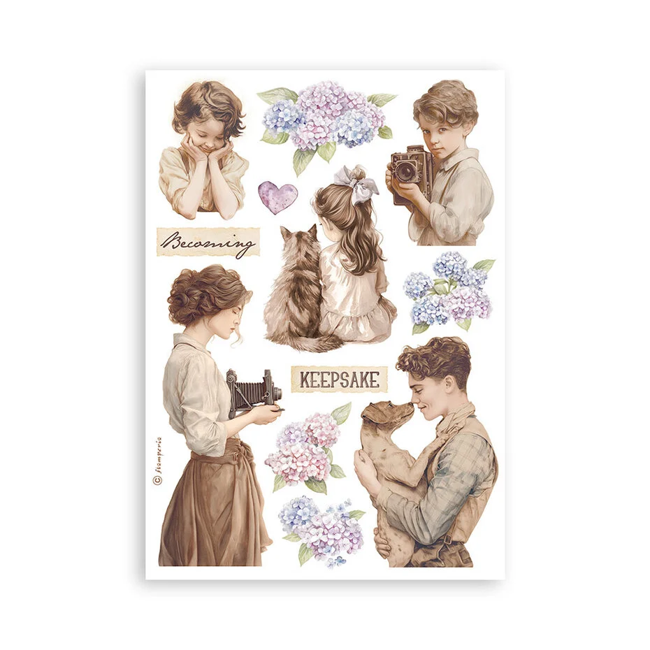 Quiet Days A5 Washi Pad (8pcs) - 4
