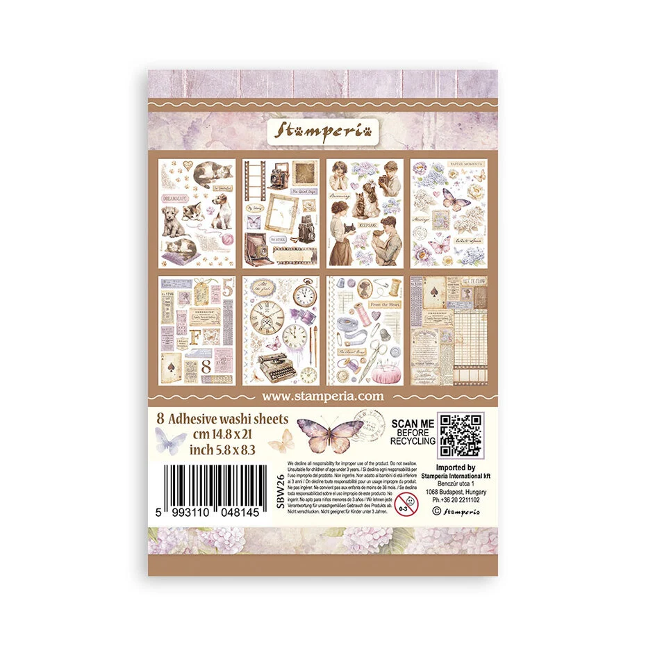 Quiet Days A5 Washi Pad (8pcs) - 10