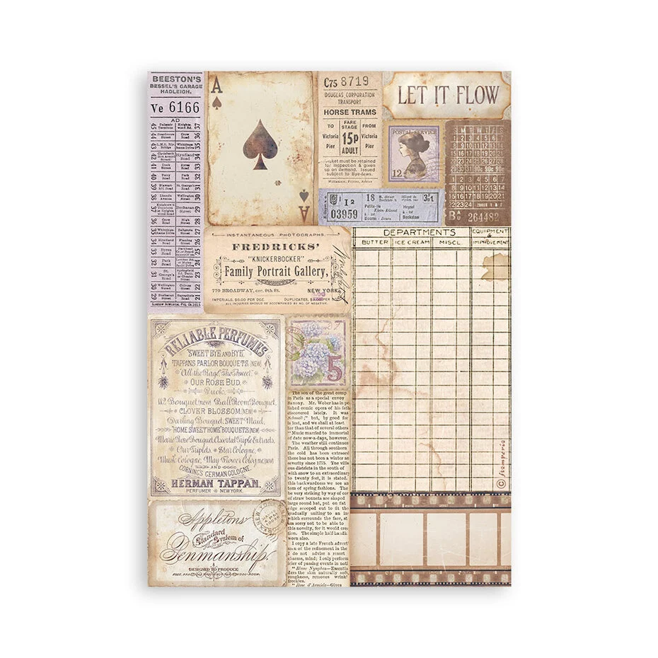 Quiet Days A5 Washi Pad (8pcs) - 9