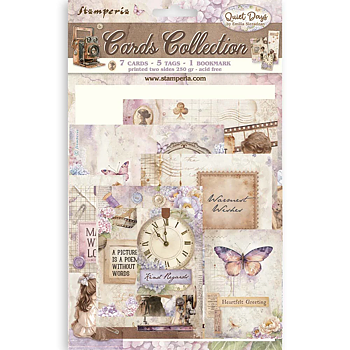 Stamperia - Quiet Days Collection - Cards Collection