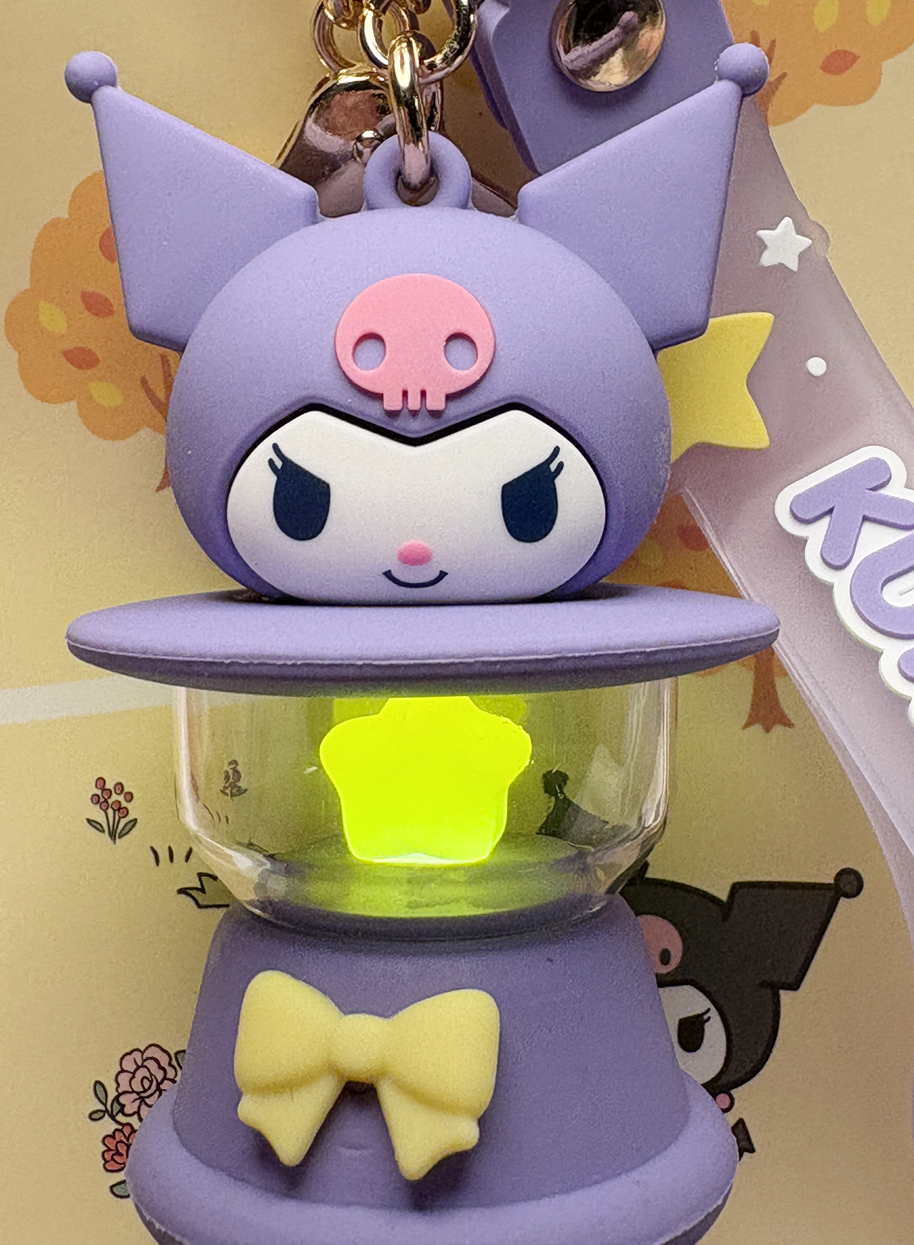 Pochacco 3D Nyckelring/Bag Charm med Silikonband - Light-Up Camping Lamp - 5
