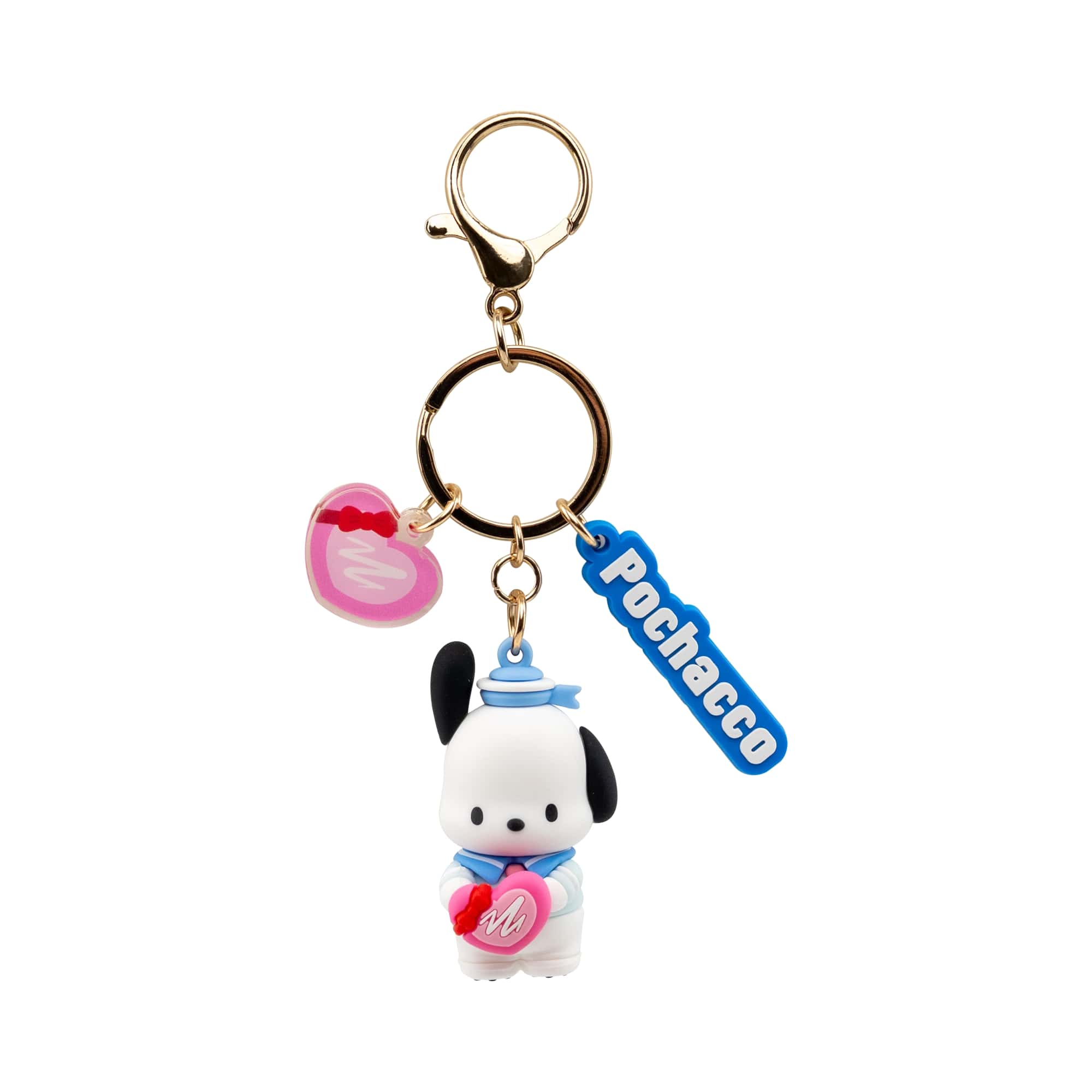 Pochacco 3D Nyckelring/Bag Charm med Silikonband - Tea Party Series - 4