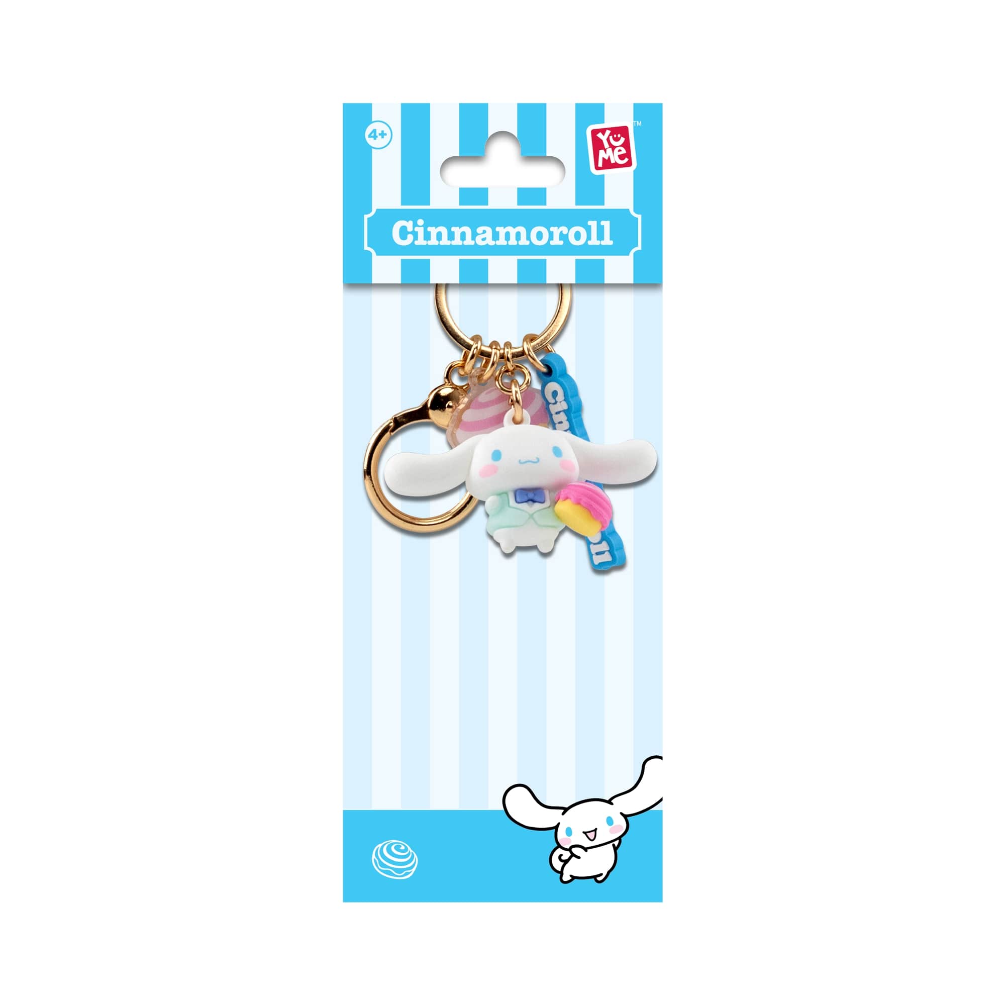 Cinnamoroll 3D Nyckelring/Bag Charm med Silikonband - Tea Party Series - 3