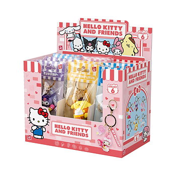 Pompompurin 3D Nyckelring/Bag Charm med Silikonband - Tea Party Series