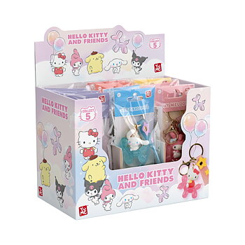 Kuromi 3D Nyckelring/Bag Charm med Silikonband - Balloon Series