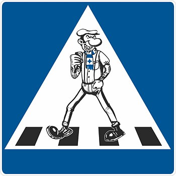 Herr Gårman - Mega Sticker (60x60 cm)