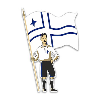 Fanbäraren - Mega Sticker (45x65 cm)