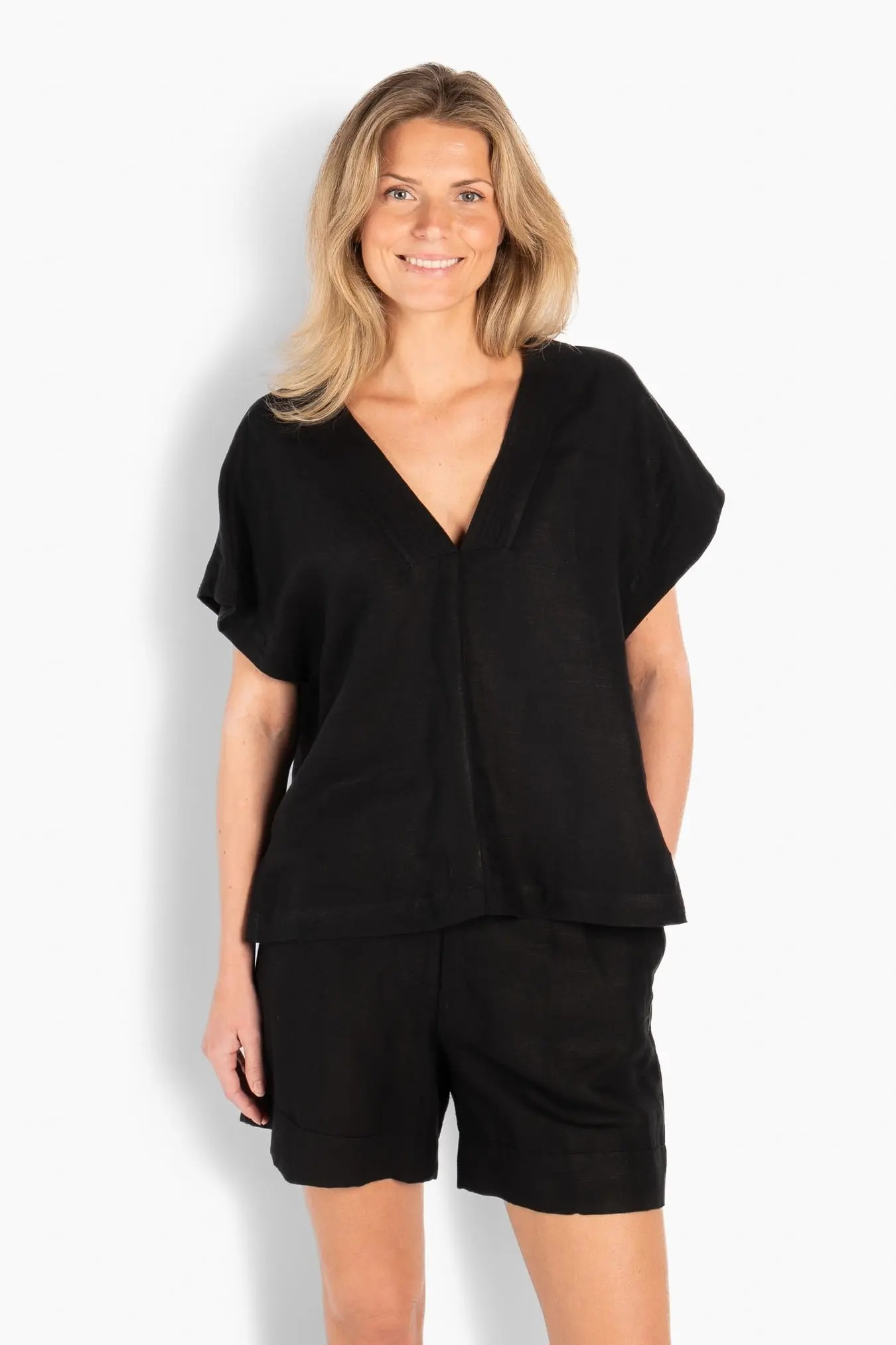 Simone Top - Jet Black - HÉST