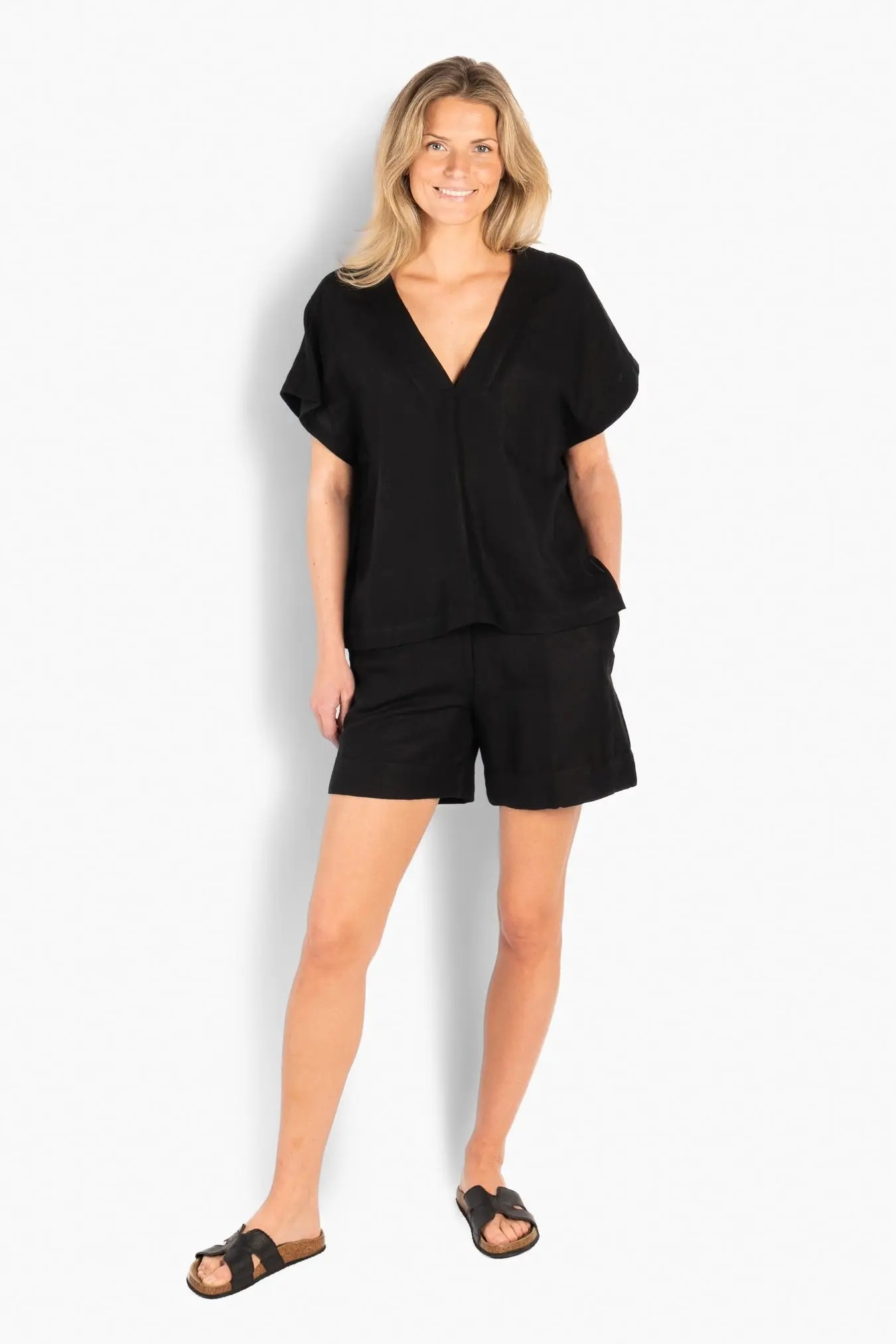 Simone Top - Jet Black - HÉST