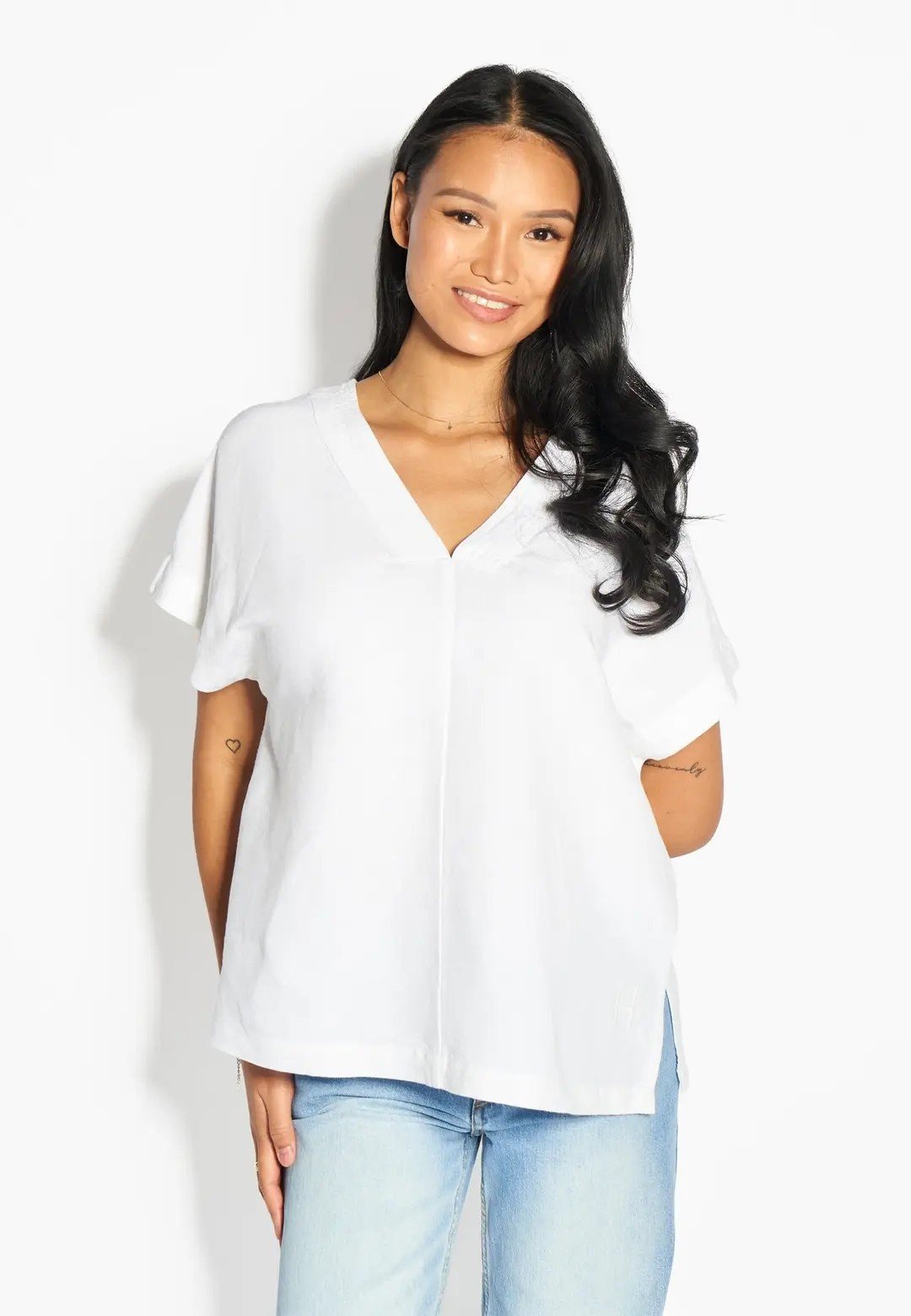 Simone Top - White Alyssum - HÉST - 3