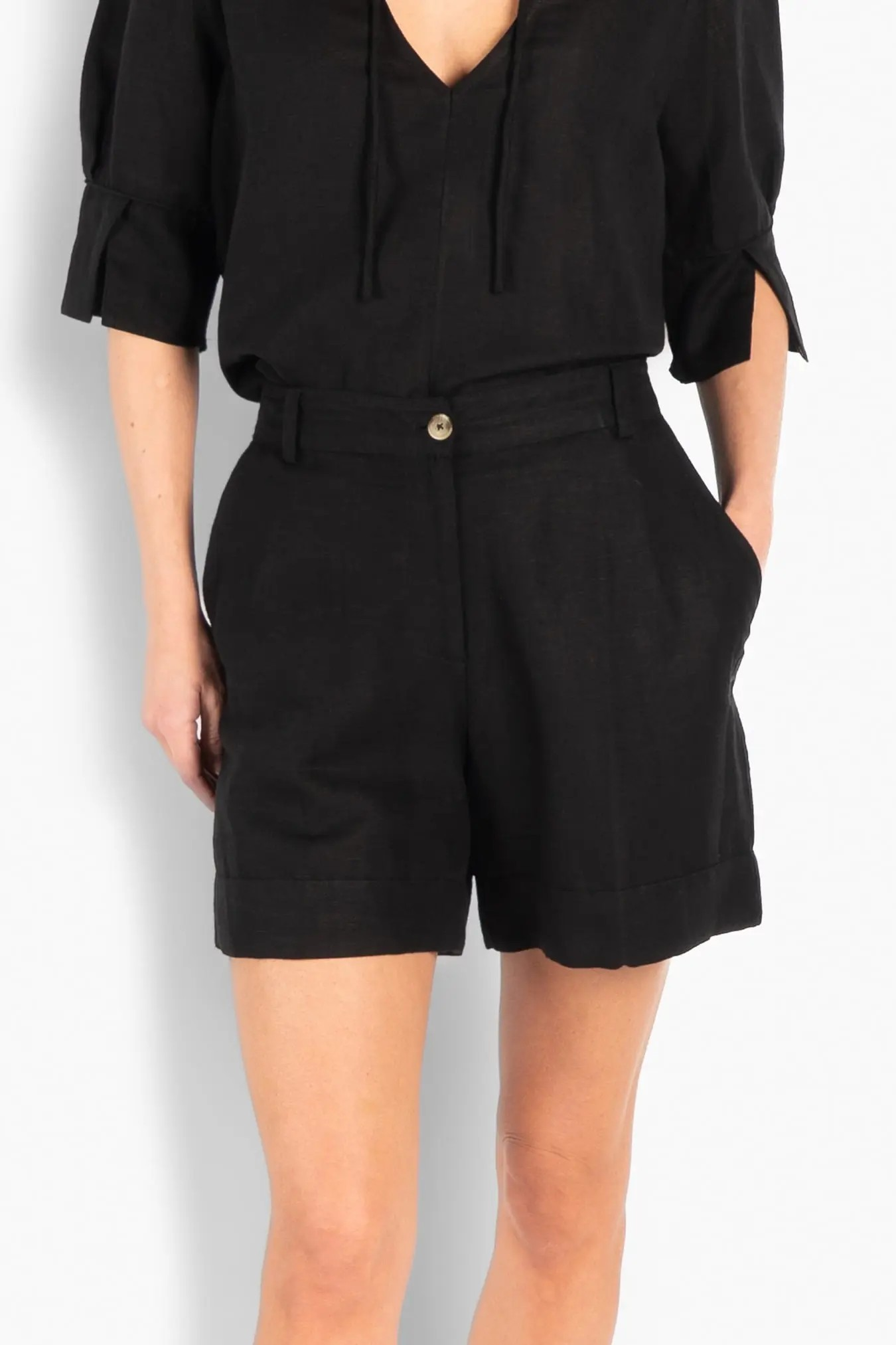 Emelie Shorts - Jet Black - HÉST