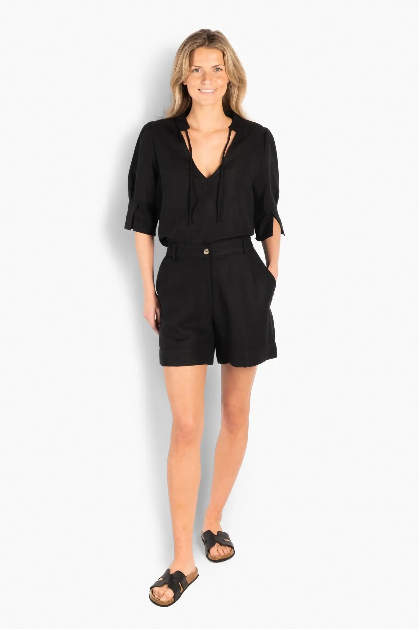 Emelie Shorts - Jet Black - HÉST - 4