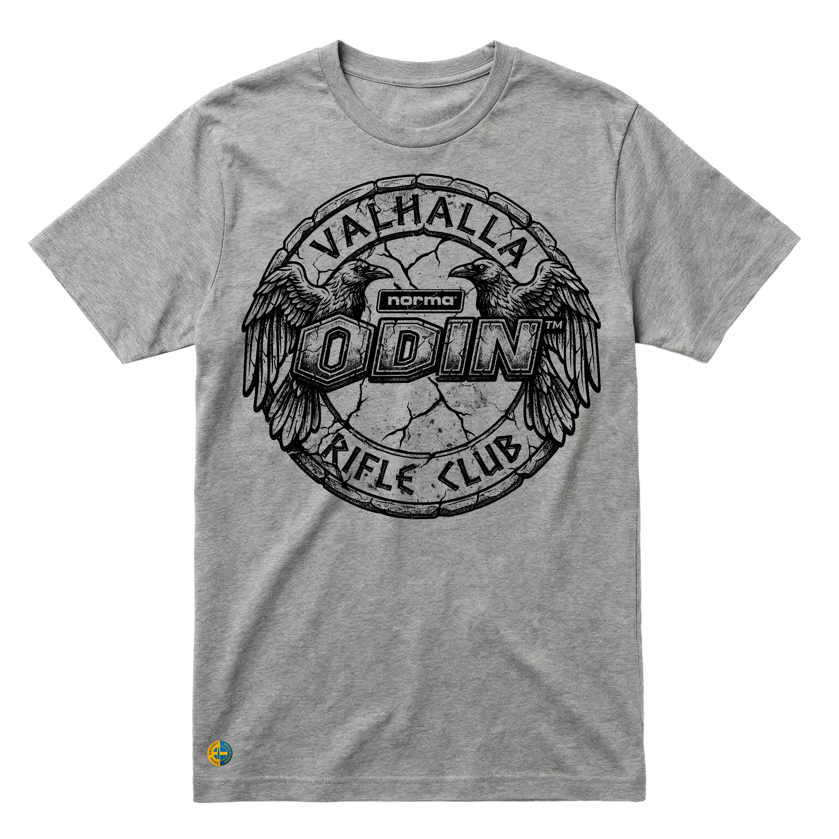 NORMA® ODIN Valhalla Rifle Club - Raven Crest men's t-shirt