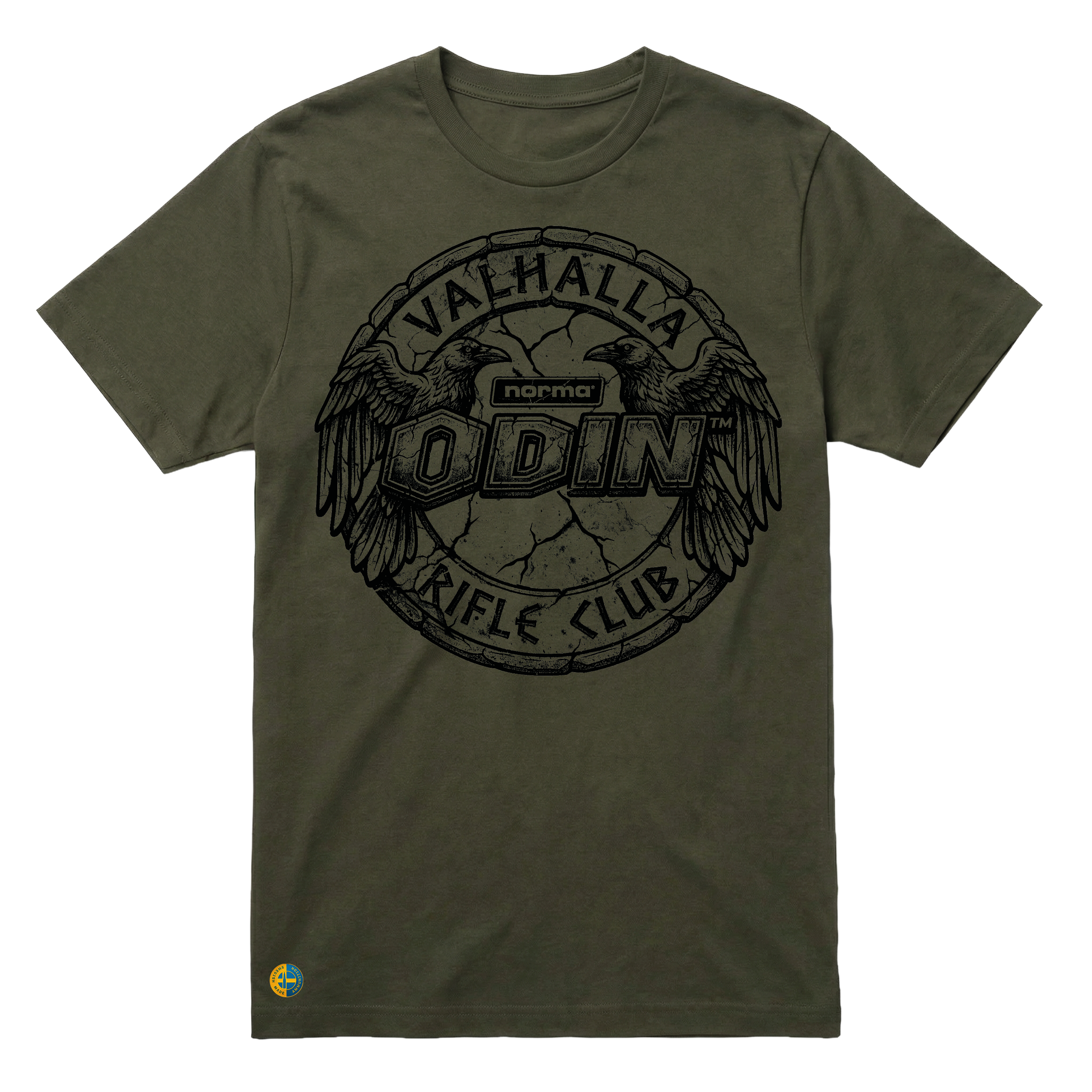 NORMA® ODIN Valhalla Rifle Club - Raven Crest men's t-shirt - 2