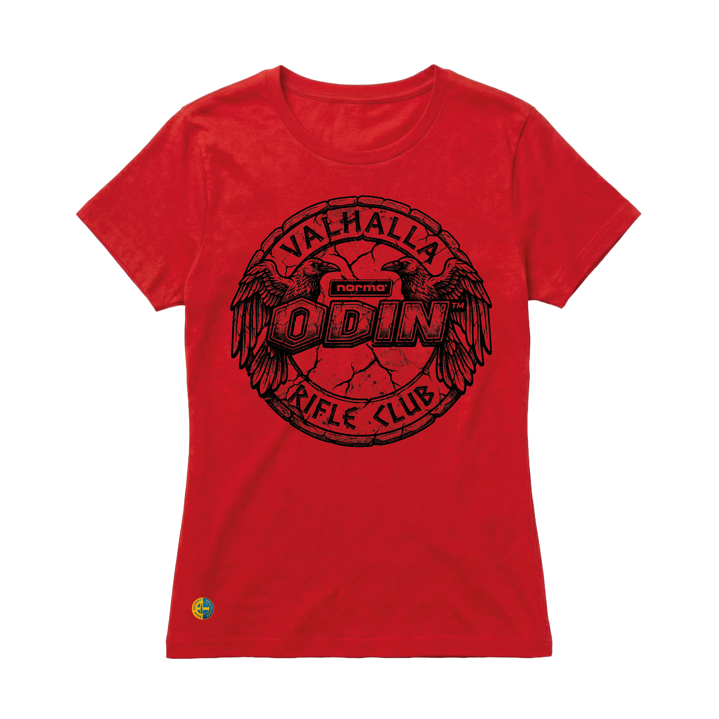 NORMA® ODIN Valhalla Rifle Club – Raven Crest dam t-shirt - 5