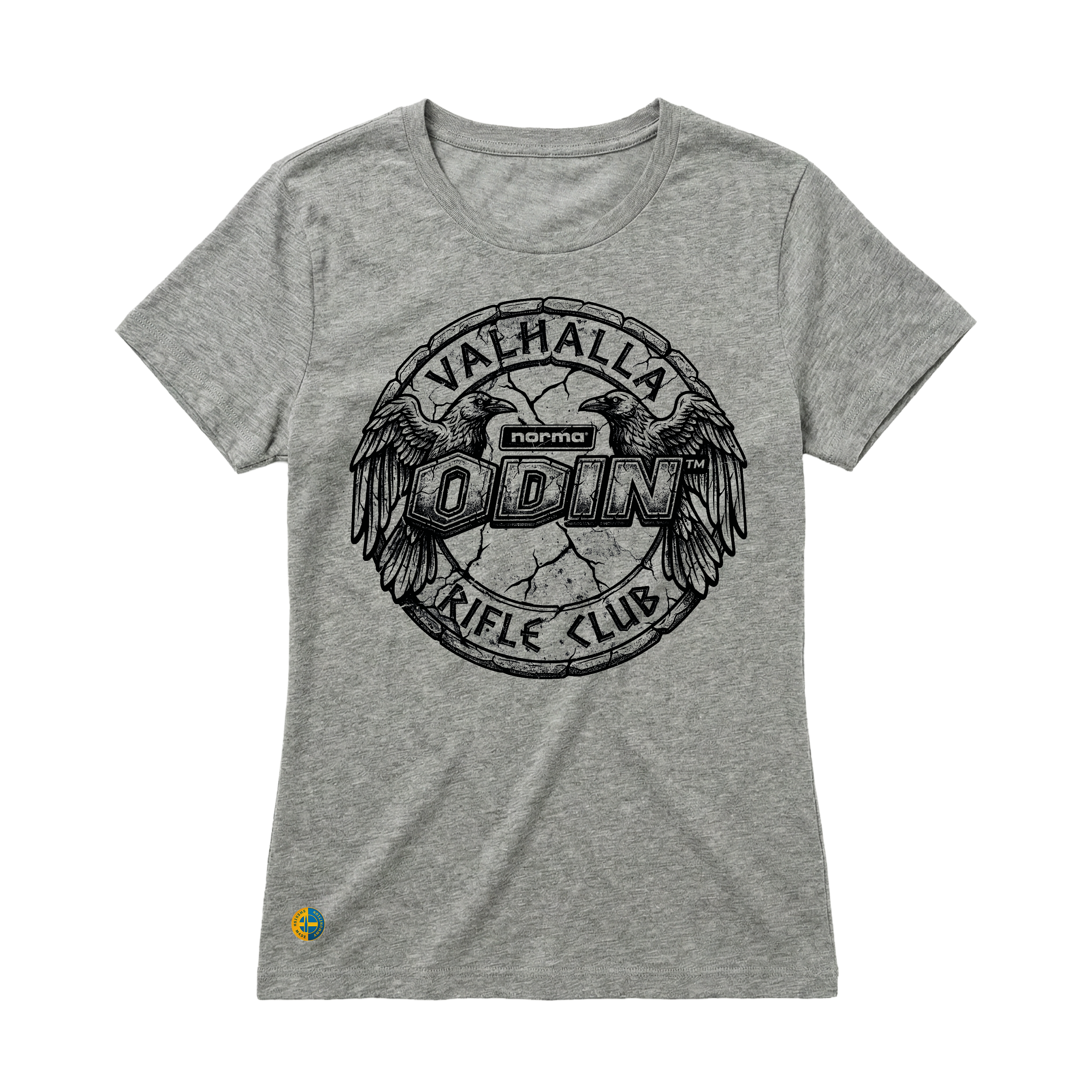 NORMA® ODIN Valhalla Rifle Club – Raven Crest dam t-shirt - 3