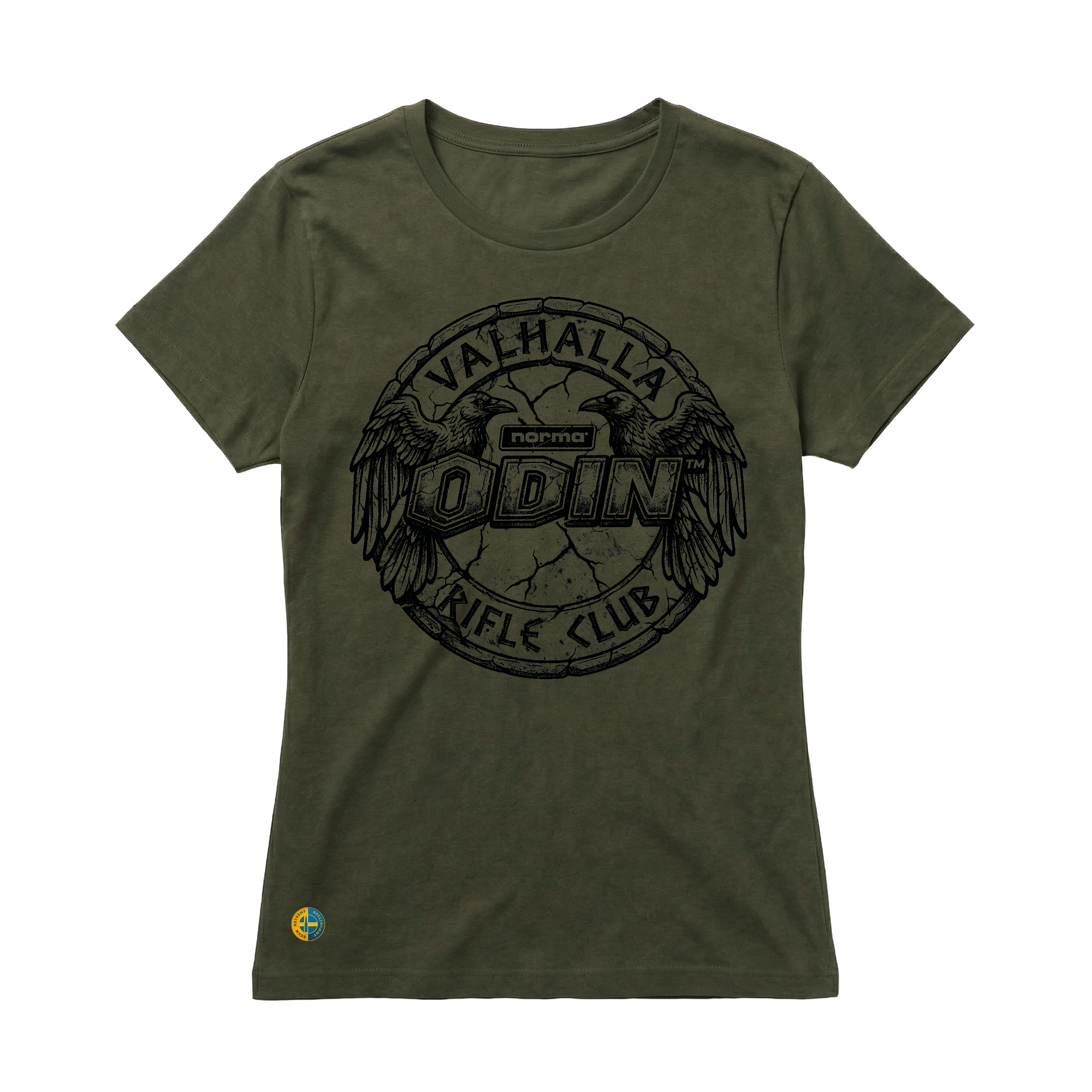 NORMA® ODIN Valhalla Rifle Club – Raven Crest dam t-shirt - 2