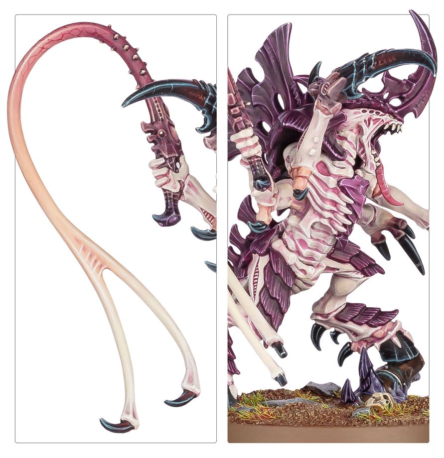 Warhammer 51-35 Tyranid Prime with lash whip - 3