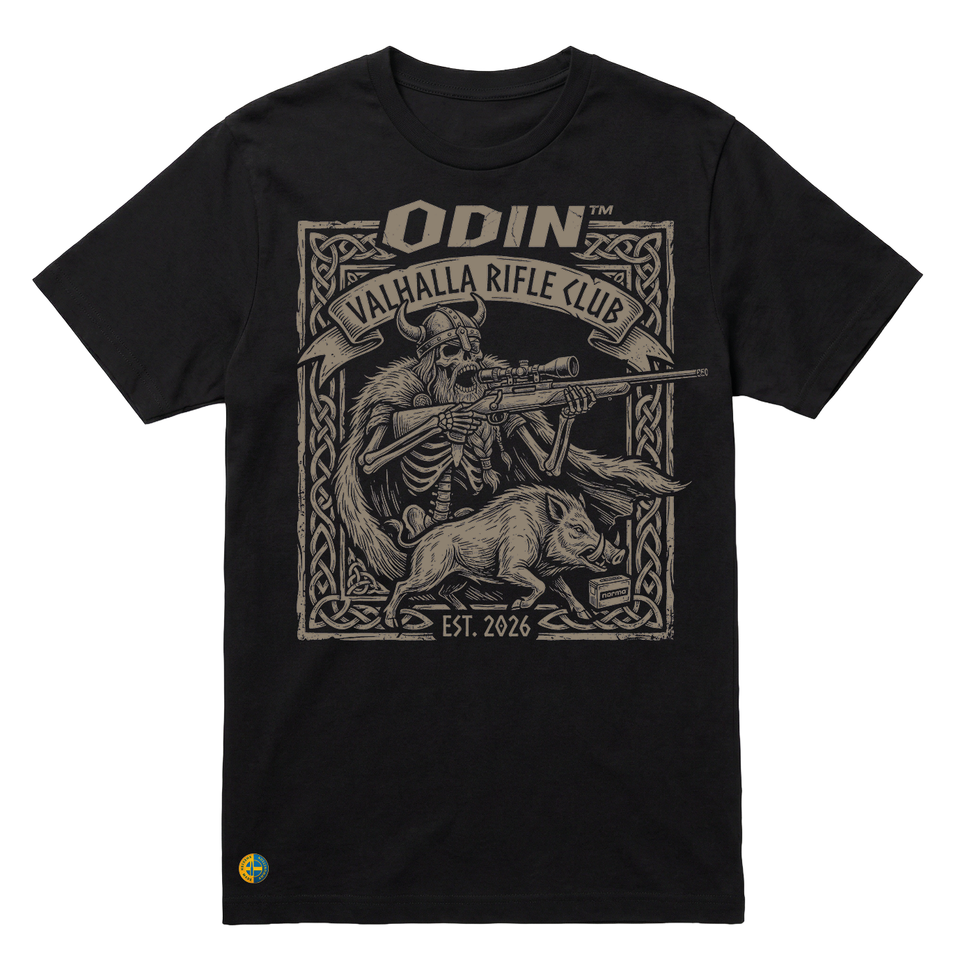 NORMA® ODIN Valhalla Rifle Club - Boar Hunt men's t-shirt