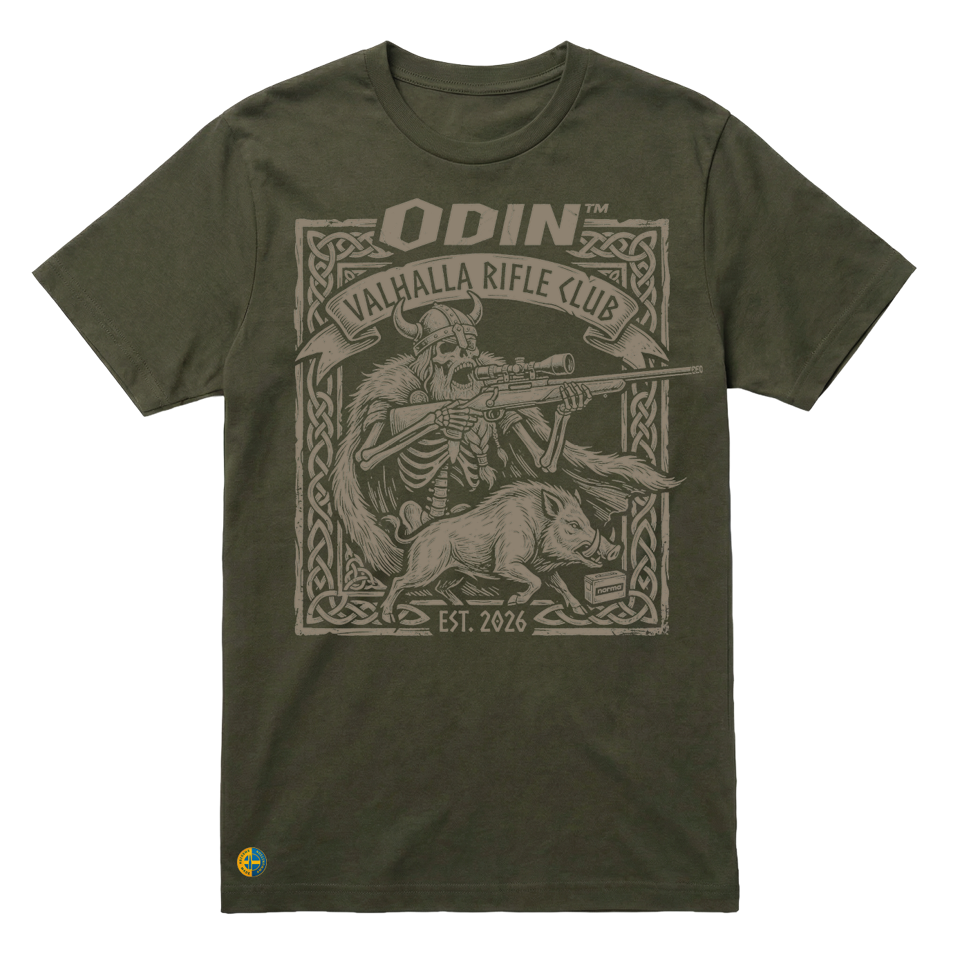 NORMA® ODIN Valhalla Rifle Club - Boar Hunt men's t-shirt - 3