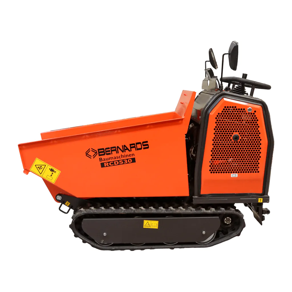 Minidumper Bernards hydraulisk, 9hk bensinmotor med elstart
