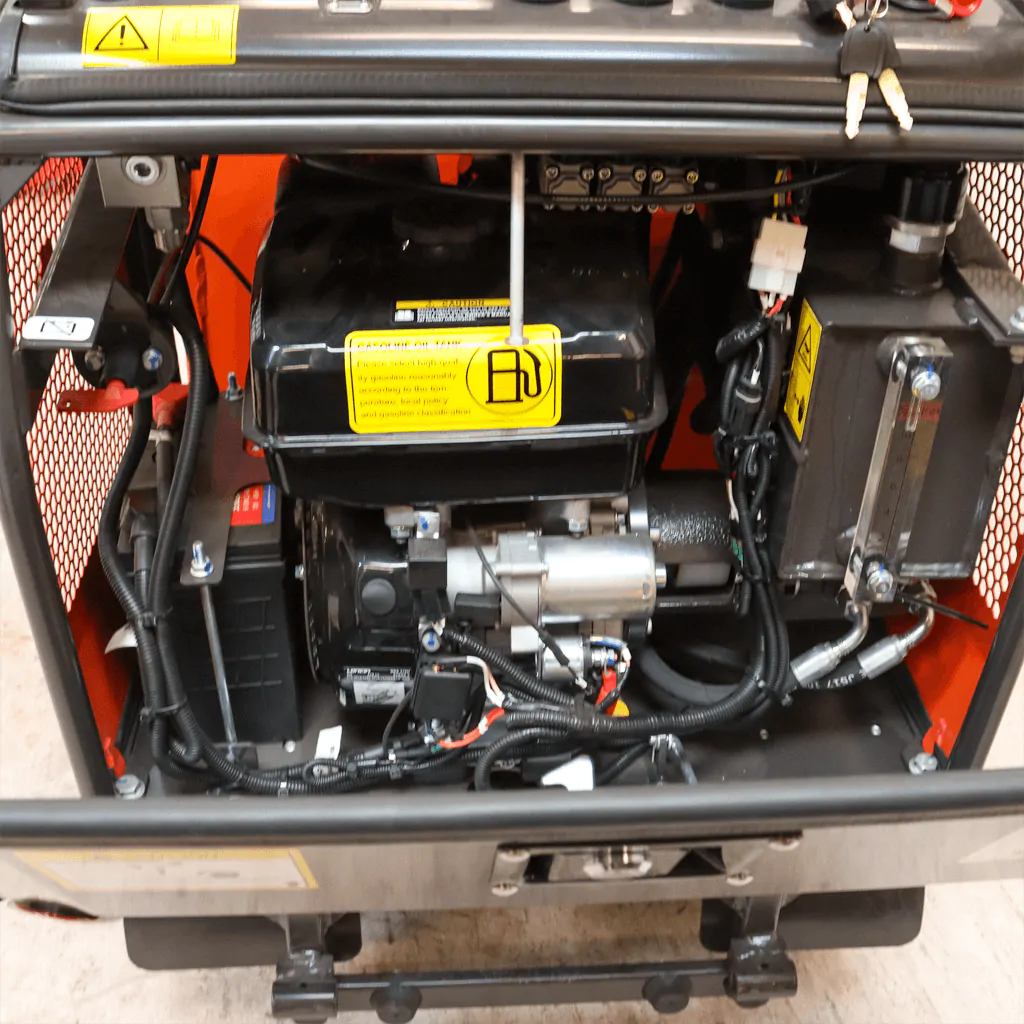 Minidumper Bernards hydraulisk, 9hk bensinmotor med elstart - 8