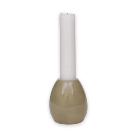 Ägg Ljusstake- Greige