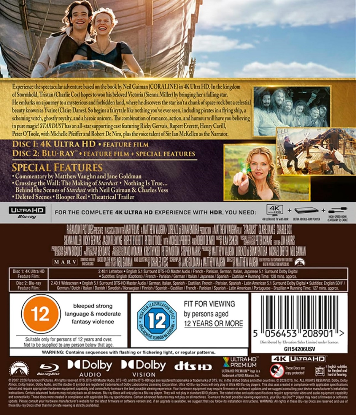 Stardust (ej svensk text) (4K Ultra HD + Blu-ray) - 2