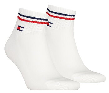 2-Pack Tommy Hilfiger Unisex Quarter Socks