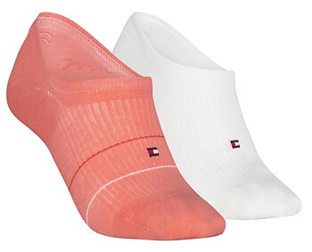 2-Pack Tommy Hilfiger Women Footie HC Rib Stripe