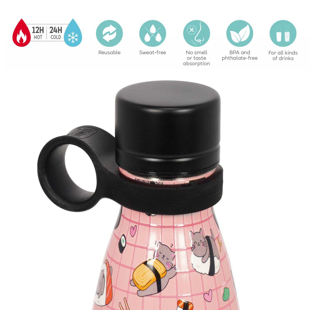 Hot&Cold, Termoflaske/Vakuumflaske, Sushi Cat (500 ml) - 3