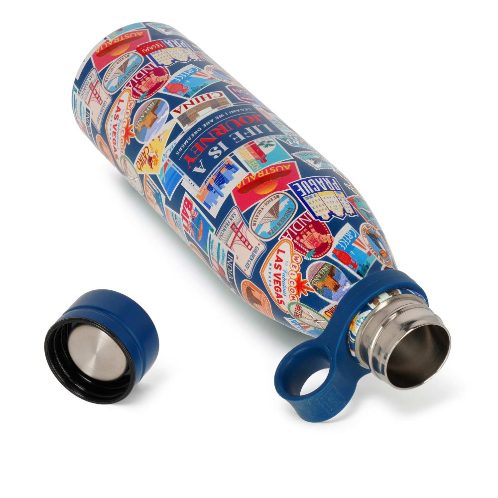 Hot&Cold, Vakuumflaska, Travel stickers (800 ml) - 4