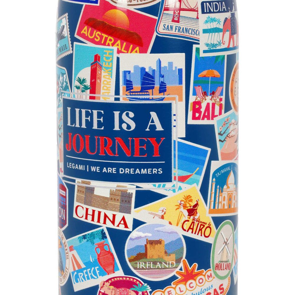 Hot&Cold, Vakuumflaska, Travel stickers (800 ml) - 5
