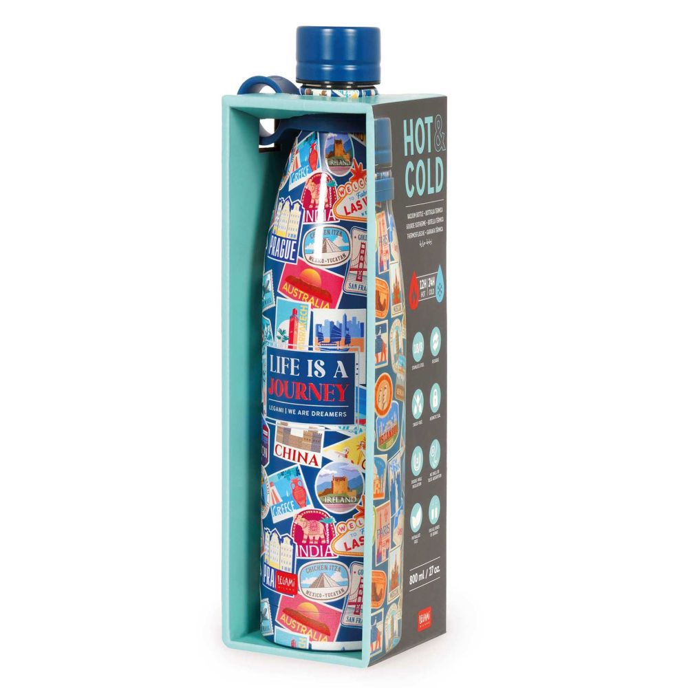 Hot&Cold, Vakuumflaska, Travel stickers (800 ml) - 2