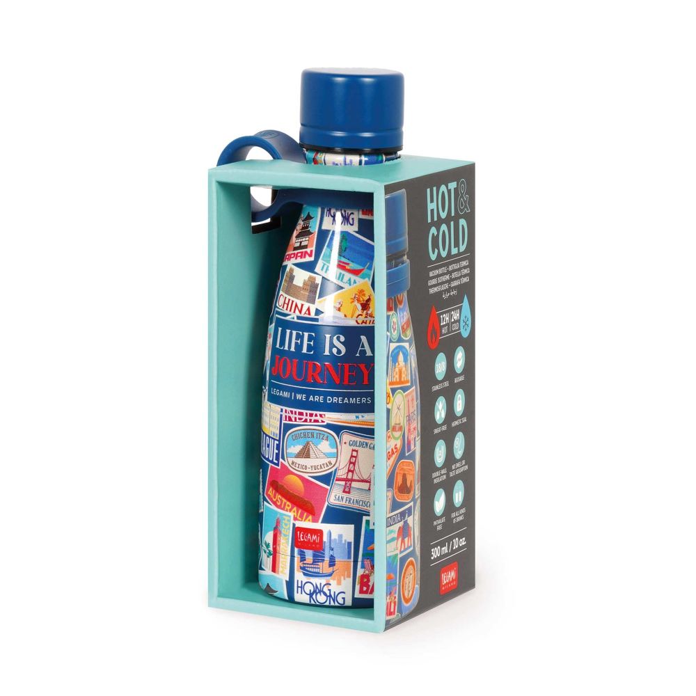 Hot&Cold, Termoflaske/Vakuumflaske, Travel stickers (300 ml) - 2